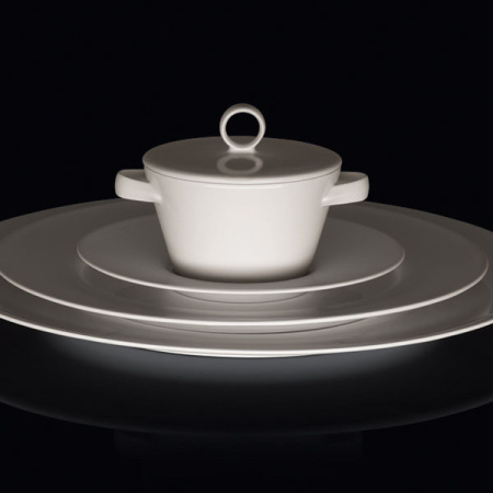 Бульон.чашка «Пьюрити»; фарфор; 270мл; белый