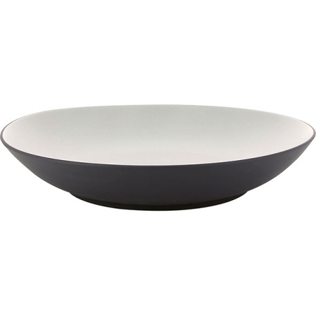 Салатник «Экинокс»; фарфор; 1300мл; D=27,H=5см; серый