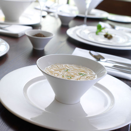 Тарелка с широк.краями «Монако Вайт»; фарфор; D=32,H=1.8см; белый