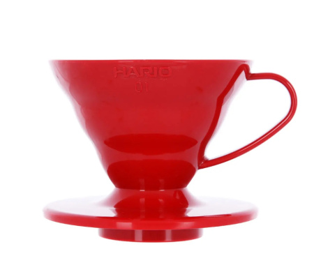Воронка Hario VD-01R пластик, красный