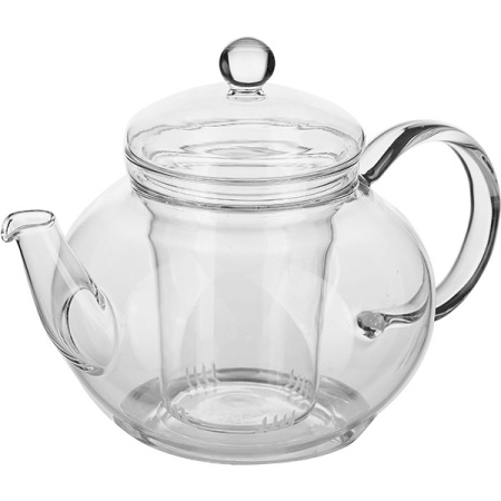 Чайник «Мико»; стекло; 800мл; H=14.5,L=22,B=13.5см; прозр.