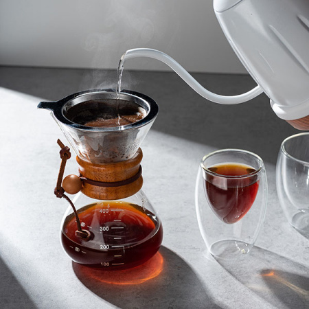 Бокал двойные стенки «Проотель»; термост.стекло; 110мл