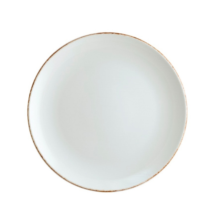 Тарелка Bonna Ретро Д=300 мм коричневый край