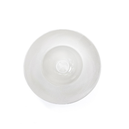 Тарелка для пасты Bonna Ирис Белый 400 мл