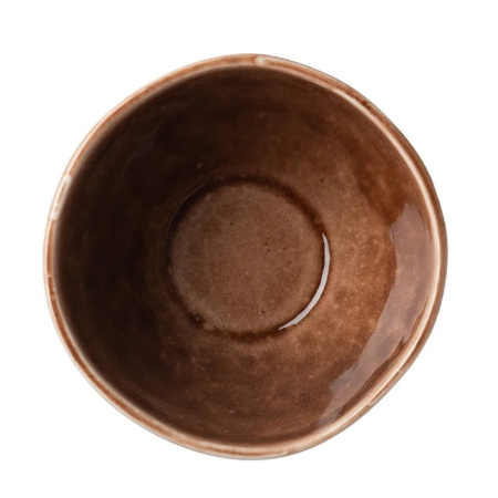 Салатник Маррон Реативо 600 мл Д=150 мм фарфор коричневый