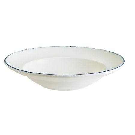 Тарелка Bonna Ретро 450 мл синий край