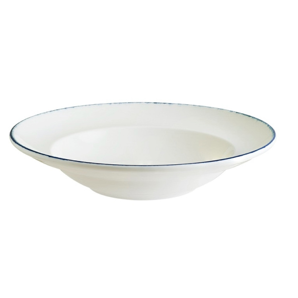 Тарелка Bonna Ретро 450 мл синий край