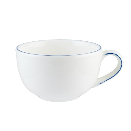 Чашка чайная Bonna Ретро 350 мл синий край (блюдце 70922)