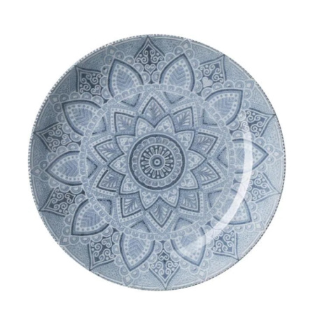 Тарелка Вавилон 700 мл фарфор голубой