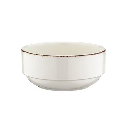 Салатник Bonna Ретро 500 мл коричневый край