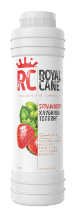 Топпинг Royal Cane Клубника 0,5 кг