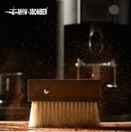 Щетка бариста MHW-3Bomber Line Leather Sheath 145 мм