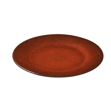 Тарелка Млечный путь оранжевый Д=240 мм фарфор