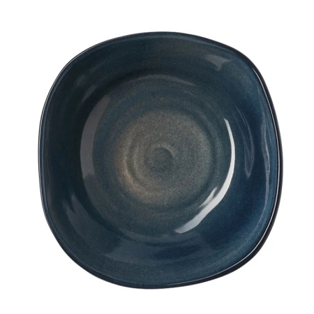 Фото Тарелка Пати 1200 мл фарфор серый Тарелка Пати 1200 мл фарфор серый