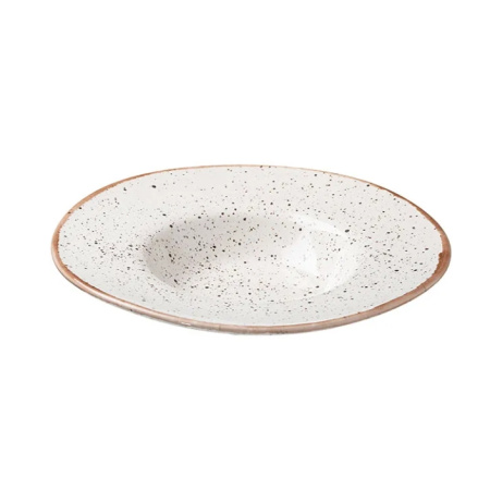 Тарелка для пасты Пунто Бьянка 500 мл фарфор белый