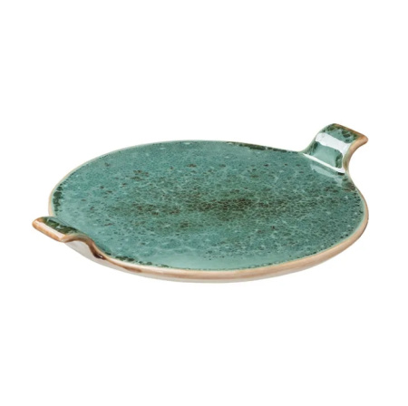 Блюдо Эрбосо Реативо Д=250 мм фарфор бирюзовый