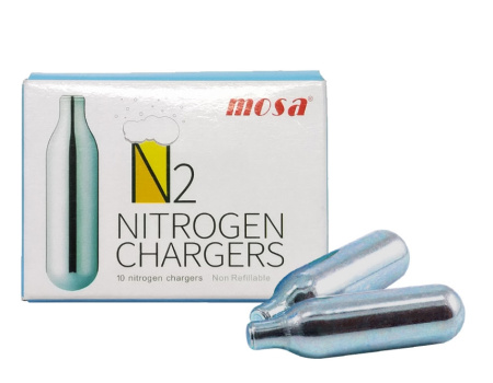 Баллончики MOSA для нитро кофе и коктейлей азот 2г (10 шт)