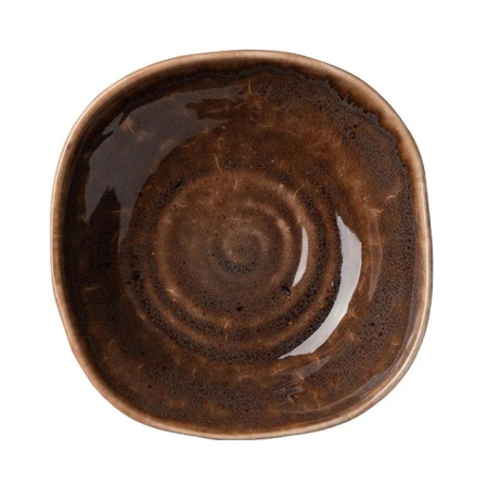 Тарелка Маррон Реативо 1200 мл фарфор коричневый