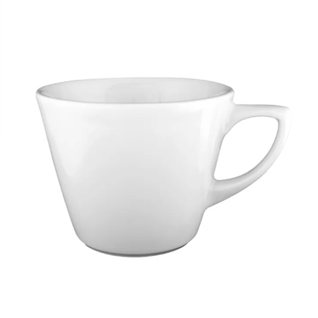 Чашка кофейная Белая Мокко 75 мл фарфор