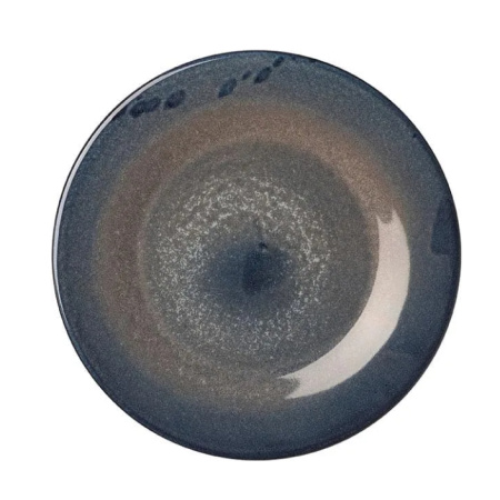 Тарелка Пати Д=200 мм фарфор серый