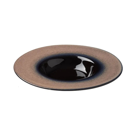 Тарелка для пасты Пати 500 мл фарфор серый