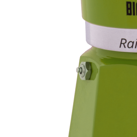 Гейзерная кофеварка Bialetti Rainbow зеленый 6 порций