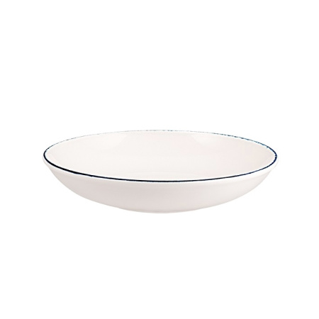 Тарелка Bonna Ретро 1000 мл синий край