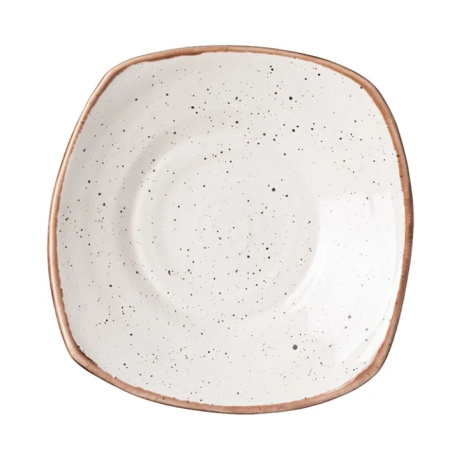 Тарелка Пунто Бьянка 235х235 мм фарфор белый