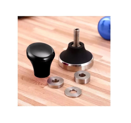 Темпер AnyBar Д=58 мм черный с регулируемой ручкой