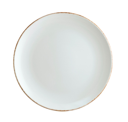 Тарелка Bonna Ретро Д=210 мм коричневый край