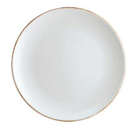 Фото Тарелка Bonna Ретро Д=250 мм коричневый край Тарелка Bonna Ретро Д=250 мм коричневый край