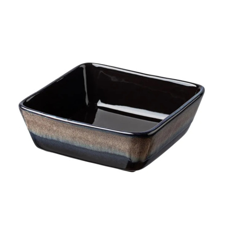 Салатник Пати 600 мл 150х150 мм фарфор серый