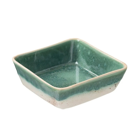 Салатник Эрбосо Реативо 600 мл 150х150 мм фарфор бирюзовый