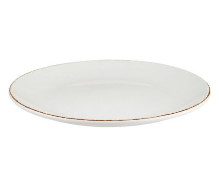 Тарелка Bonna Ретро Д=270 мм коричневый край