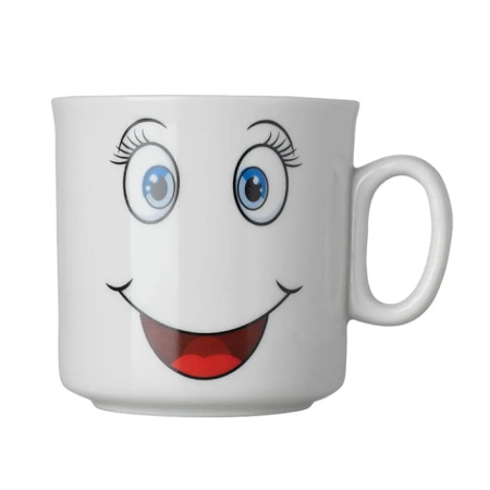 Кружка Улыбайся 200 мл фарфор
