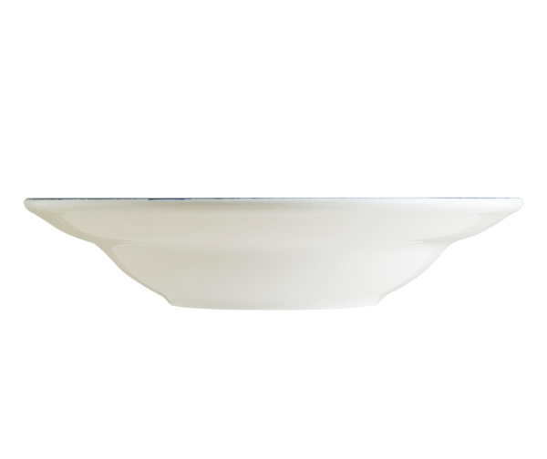 Тарелка для пасты Bonna Ретро 550 мл синий край