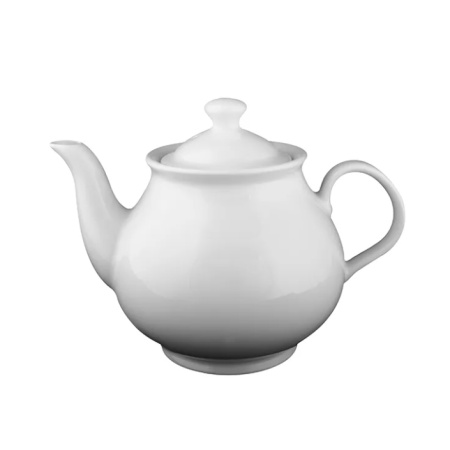 Чайник Белая Классик 850 мл фарфор