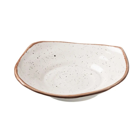 Тарелка Пунто Бьянка 235х235 мм фарфор белый