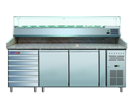 Для пиццы стол для пиццы cooleq pz2610tn-vrx380