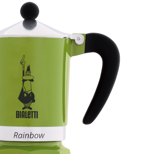 Гейзерная кофеварка Bialetti Rainbow зеленый 6 порций
