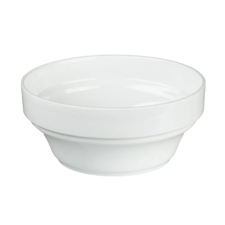 Салатник Белая Эстет 800 мл, Д=162 мм фарфор