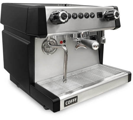 Фото Кофемашина COFFF LUNA 1 GR A черный Кофемашина COFFF LUNA 1 GR A черный
