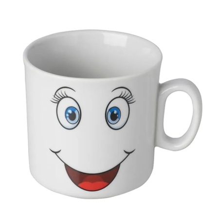 Кружка Улыбайся 200 мл фарфор