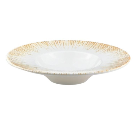 Тарелка для пасты Bonna Ирис бежевый 400 мл