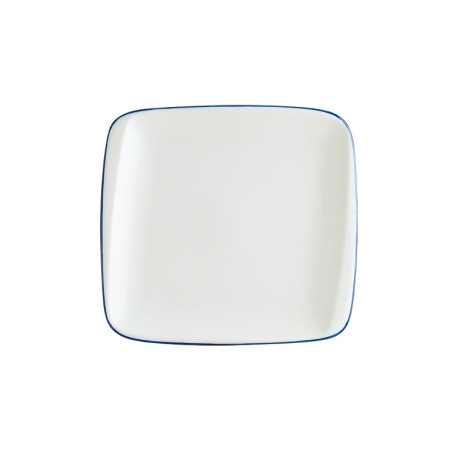 Тарелка Bonna Ретро 270x250 мм синий край