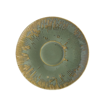 Блюдце Bonna Снэл Зеленый чай Д=120 мм (чашка 71206)