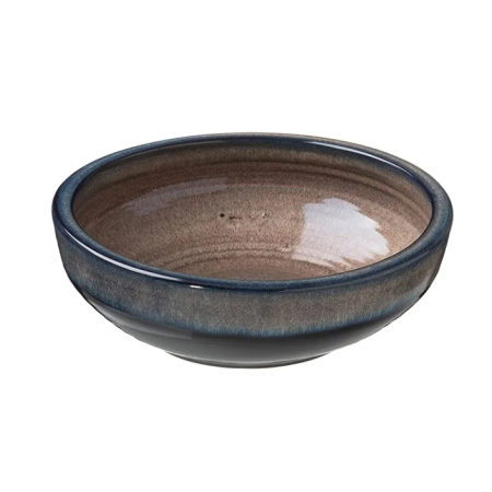 Тарелка Пати 1000 мл Д=200 мм фарфор серый