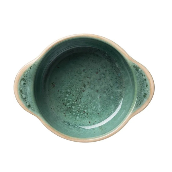 Чашка бульонная Эрбосо Реативо 300 мл фарфор бирюзовый