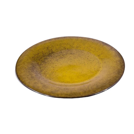 Тарелка Млечный путь салатовый Д=200 мм фарфор