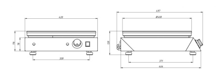 Блинница Grill Master Ф1БКРЭ 400 мм